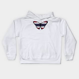 Vintage Thailand Butterfly Moth | Thailand Independence Stand with Thailand Kids Hoodie